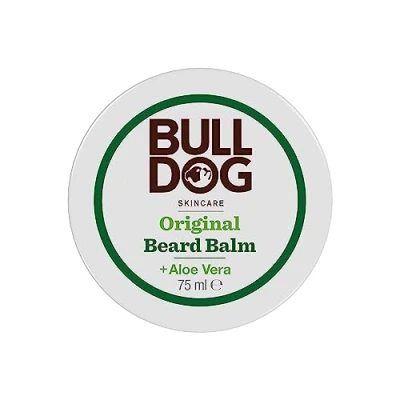 Obrázek Bulldog Skincare balzám na vousy s přírodními složkami Aloe Vera lněný olej a zelený čaj, 75 ml (balení se může lišit)