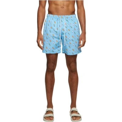 Obrázek Urban Classics B T Pattern Plavky, Muži, Velikost: 4XL, Light blue/ice