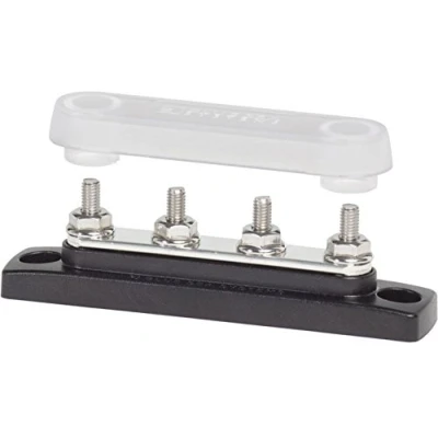 Obrázek Blue Sea Systems 2315 100 a Mini přípojnice se 4 čepy krytem