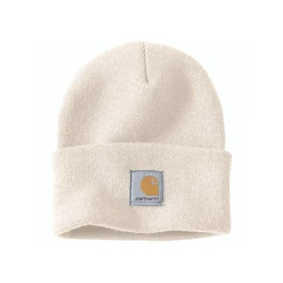 Obrázek Carhartt Pánská pletená čepice s obálkou Beanie Hat, Zimní bílá