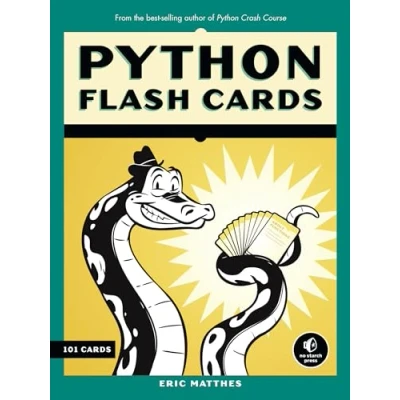 Obrázek Python Flash Cards: Syntax, Concepts, and Examples