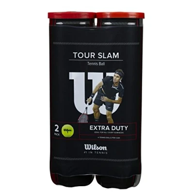 Obrázek Wilson Unisex Tour Slam 4 tenisový míček Can 2 balení, žlutý, NS EU