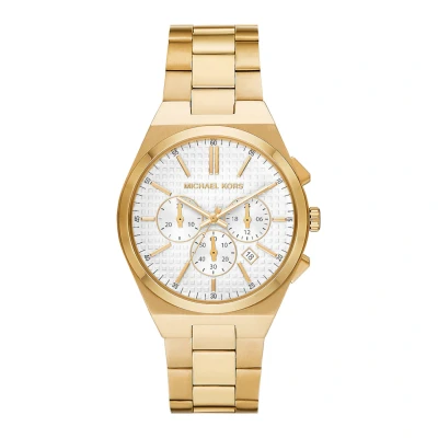 Obrázek Michael Kors Lennox Watch Hodinky goldcoloured, Muži, Velikost: One Size, Gold coloured