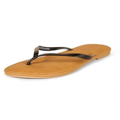 Obrázek Amazon Essentials Damen Zehensandale, Schwarz, 44 EU