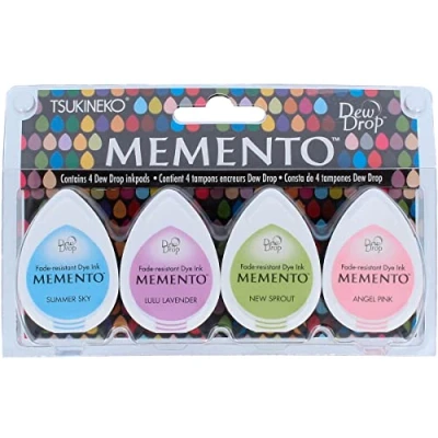 Obrázek Tsukineko Oh Baby! Memento Dew Drop Dye Inkpads 4/Pkg MD 100 14