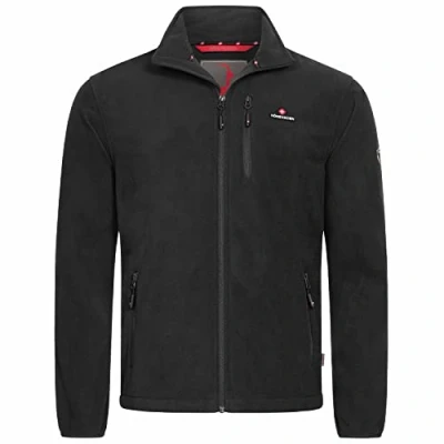 Obrázek Höhenhorn Eigler Pánská fleecová bunda Full Zip Outdoor Wander Trekking, černá