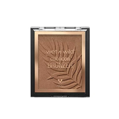Obrázek Wet n Wild, Color Icon bronzer, měkký bronzer obohacený gelem, dlouhotrvající receptura, pro zářivou pleť jako líbání slunce, Vegan, What Shady Beaches