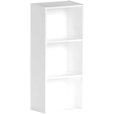 Obrázek Vida Designs Oxford Bücherregal mit 3 Ebenen, würfelförmig, weiß, Holz Regaleinheit für Büro, Wohnzimmermöbel