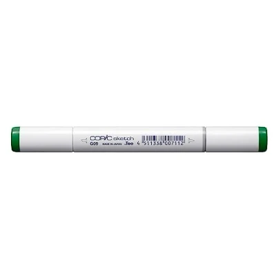 Obrázek COPIC Popisovač Sketch Typ G 09, Veronese Green, profesionální zvýrazňovač štětců, se super hrotem na chleba a pro střední pečení