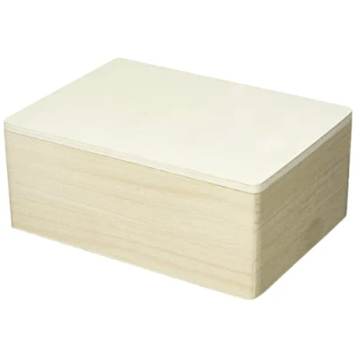 Obrázek Artemio Boxen Set, 2 rechteckig, Holz, Beige, 22 x 9 16 cm