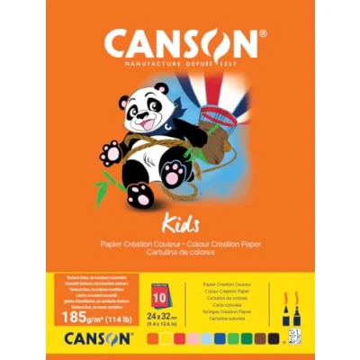 Obrázek Canson 400015601 hobby, barevný papír, 24 x 32 cm, tříděné