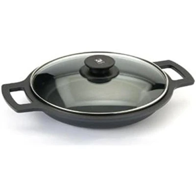Obrázek BRA Hrnec na vaření Efficient, hliník, černý, 32 cm, 2