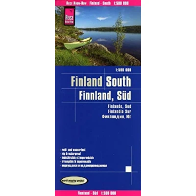 Obrázek Reise Know How Landkarte Finnland, Süd (1:500.000): world mapping project
