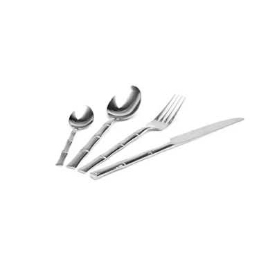 Obrázek Excelsa Bambus Besteck Set, 24 teilig, Edelstahl 18/0