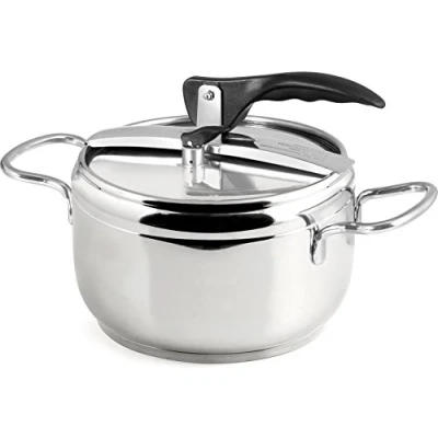 Obrázek INOXPRAN Pentola Pressione Kochtopf Druck, Edelstahl, 32 x 21 cm, Stahl, cm