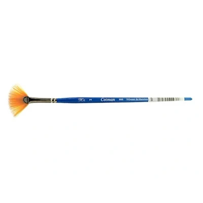 Obrázek Winsor &amp; Newton 5388002 Cotman štětec na akvarelové syntetické vlasy série 888 vějířový štětec, krátká rukojeť s vynikající pružností, barevnou nosností a přesností bodů č. 240 mm