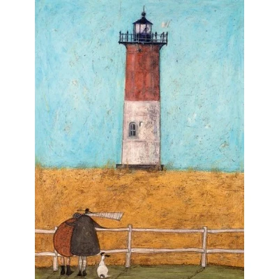 Obrázek Pyramid International WDC92272 Sam Toft Feeling The Love AT Nauset Light na plátně tisk MdF rám