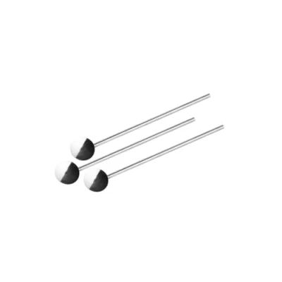 Obrázek Fackelmann 48655 lžička na pití 18 cm 3 kusy z ušlechtilé oceli, stříbrná