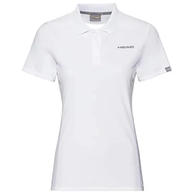 Obrázek HEAD M dchen Club Tech Polo Shirt Tennisbekleidung, Weiß, size 164