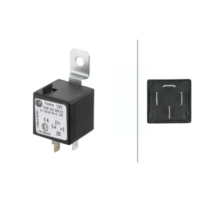 Obrázek HELLA Blikač 12V 4pólový montáž elektronický ECE s držákem 4DM 003 360 021
