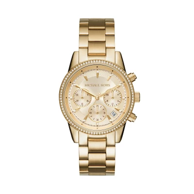 Obrázek Michael Kors RITZ Hodinky se stopkami goldcoloured, Ženy, Velikost: One Size, Gold coloured