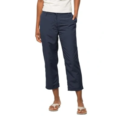 Obrázek Jack Wolfskin Damen Kalahari 7/8 Pants W Freizeithose, Night Blue, 36