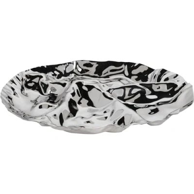 Obrázek Alessi Sada antipastických destiček Pepa Hors D&#039;Oeuvre/4 oddělení, ušlechtilá ocel 18/10 leštěná, 3,5 x 34,5 41 cm