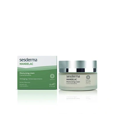 Obrázek Sesderma Mandelac hydratační krém Hydratovaná a obnovená pokožka kyselina mandlová příznaky stárnutí Přírodní rostlinné extrakty Kůže s pigmentovými skvrnami Suchá