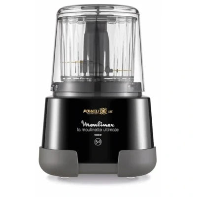 Obrázek Moulinex Elektrický sekáček La Moulinette Ultimate, objem 350 g, resp. 550 ml, 5 funkcí, ml 1000 W, černý, DP810810
