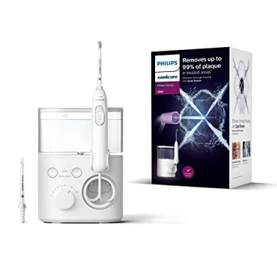 Obrázek Philips Sonicare Power Flosser 3000, Munddusche mit Quad Stream Technologie, weiß (Modell HX3711/20)