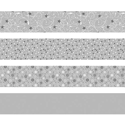 Obrázek Heyda 204875536 sada skládacích proužků pro Frobelovy hvězdy 1 x 30 cm &amp; 1, 5 45 cm, 4 motivy tříděné ve dvou různých velikostech
