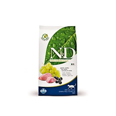 Obrázek N&amp;D Grain Free Prime Cat Adult Lamb &amp; Blueberry 5kg