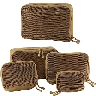 Obrázek Brandit Unisex US Cooper Packing Cubes SET Kosmetická taška, Velikost: One Size, Camel
