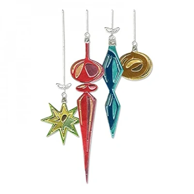 Obrázek Sizzix 664197 Hanging Ornaments by Tim Holtz Stanzschablonen, Mehrfarben, Einheitsgröße
