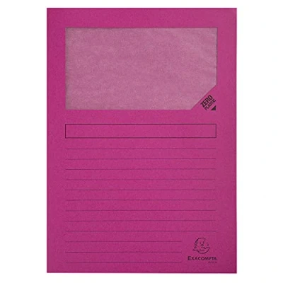 Obrázek Exacompta Balení 50108E se 100 složkami na okna Forever, 120 g/m² recyklovaný papír, 22 x 31 cm pro DIN A4, 1 balení, oranžová