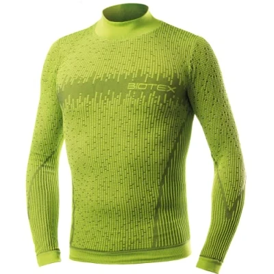 Obrázek BIOTEX Herren Bioflex Warm 3D Rollkragen, grün, M L