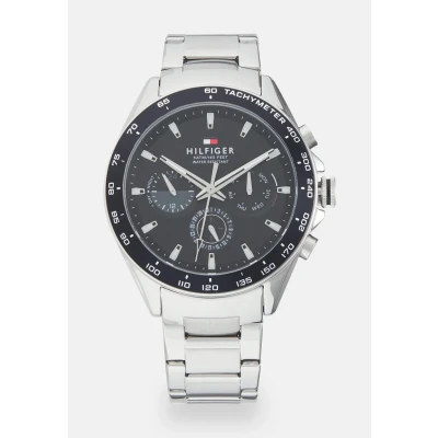 Obrázek Tommy Hilfiger OWEN Hodinky silvercoloured/black, Muži, Velikost: One Size, Silver coloured/black