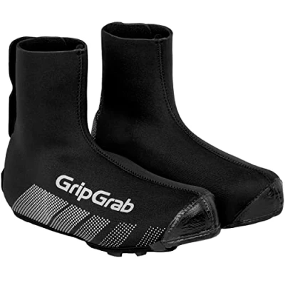 Obrázek GripGrab Unisex Ride Winter Thermo neopreen racefiets overschoenen windwindwielRennnen Regengeserming wi cyklistické boty, černá, 42/43 EU