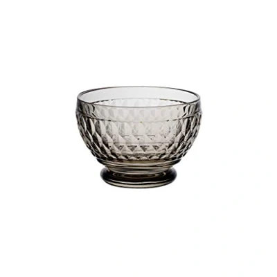 Obrázek Dezertní miska Villeroy a Boch Boston Coloured, 430 ml, křišťálové sklo, čirá/šedá