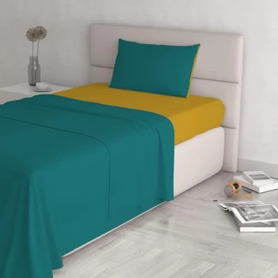 Obrázek Italian Bed Linen Natural Color sada ložního prádla, 100% bavlna, ok/láhev zelená, jednotlivě