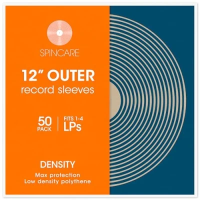 Obrázek 50 x 12 vinylových LP desek Density ochranné obaly polyetylen pro 1 3 Gatefold LPs prémiová kvalita 100 mikronů odolná proti UV záření 323 mm 327 Vinyl Cover Sleeves