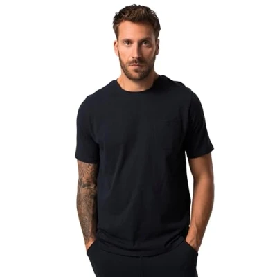 Obrázek JP1880 Halbarm Rundhals BIS 8 XL Jednoduché tričko, Muži, Velikost: XXL, Navy blau