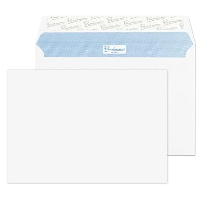 Obrázek Blake Premium Office 34214 Briefumschläge Haftklebung Ultra Weiß Wove C5 162 x 229 mm 120 g/m² 50 Stück