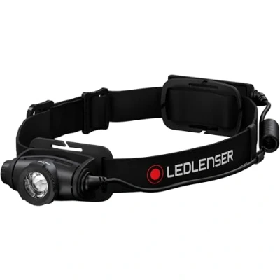 Obrázek Ledlenser H5R Core čelovka LED, 500 lumenů, nabíjecí s lithiovou baterií, vodotěsná IP67, zaostřitelná, plynule stmívatelná, konstantní světlo, dosah světla 200 m, USB magnetický kabel,