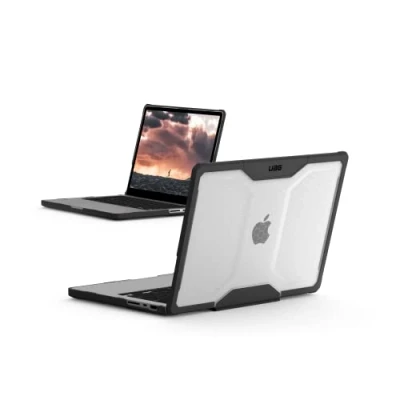 Obrázek URBAN ARMOR GEAR Plyo Case für das Apple MacBook Pro 14&quot; (M1 / Pro/Max 2021, M2 2022, M3 2023) Hülle [Schutzhülle nach US Militärstandard] Ice (transparent)