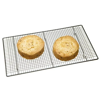 Obrázek MasterClass Antihaft Kuchen Kühlgestell zum Backen, Stahl, Silber, 46 x 26 16 cm