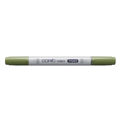 Obrázek COPIC Ciao Marker Typ YG 63, Pea Green, univerzální zvýrazňovač rozložení, se středně širokým a jedním štětcovým hrotem