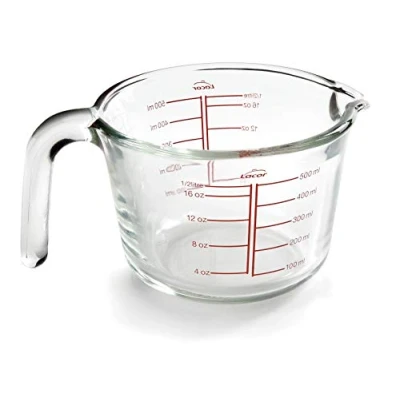 Obrázek Lacor 67133 Messbecher Borosilikatglas 0&#039;5 L