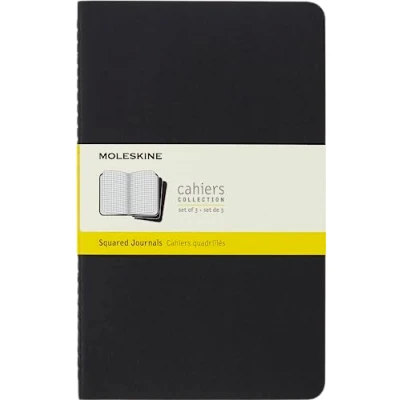 Obrázek Zápisníky Cahier od Moleskine (lepenková vazba), sada 3 kusů Large/A5