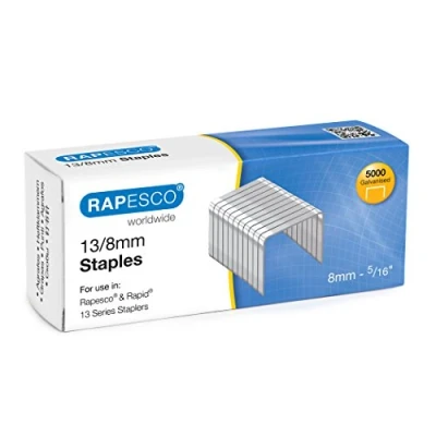 Obrázek Rapesco S13080Z3 13/8 mm pozinkované sponky, 5000 kusů